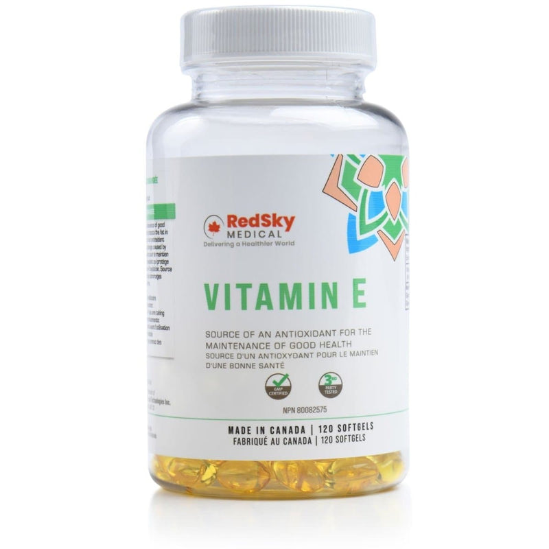 RedSky Vitamin E | 400IU | 120 softgels - RedSky Medical