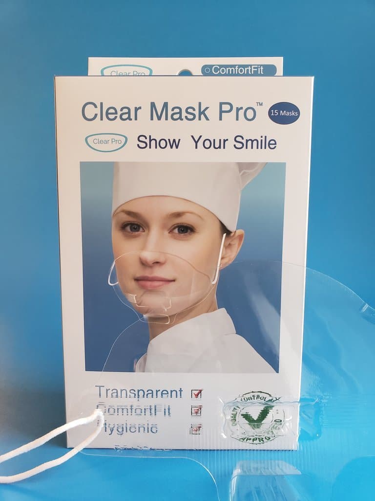 Clear Mask Pro | Pack of 15 Clear Mask - RedSky Medical