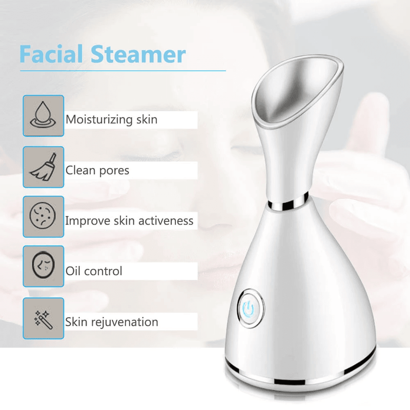 Face Heat Steamer with Blackhead Remover Tools Kit - RedSky Medical