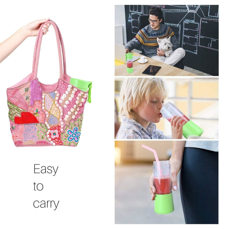 Portable Blender, Personal Mixer Fruit Rechargeable with USB, Mini Blender for Smoothie, Fruit Juice, Milk Shakes - RedSky Medical