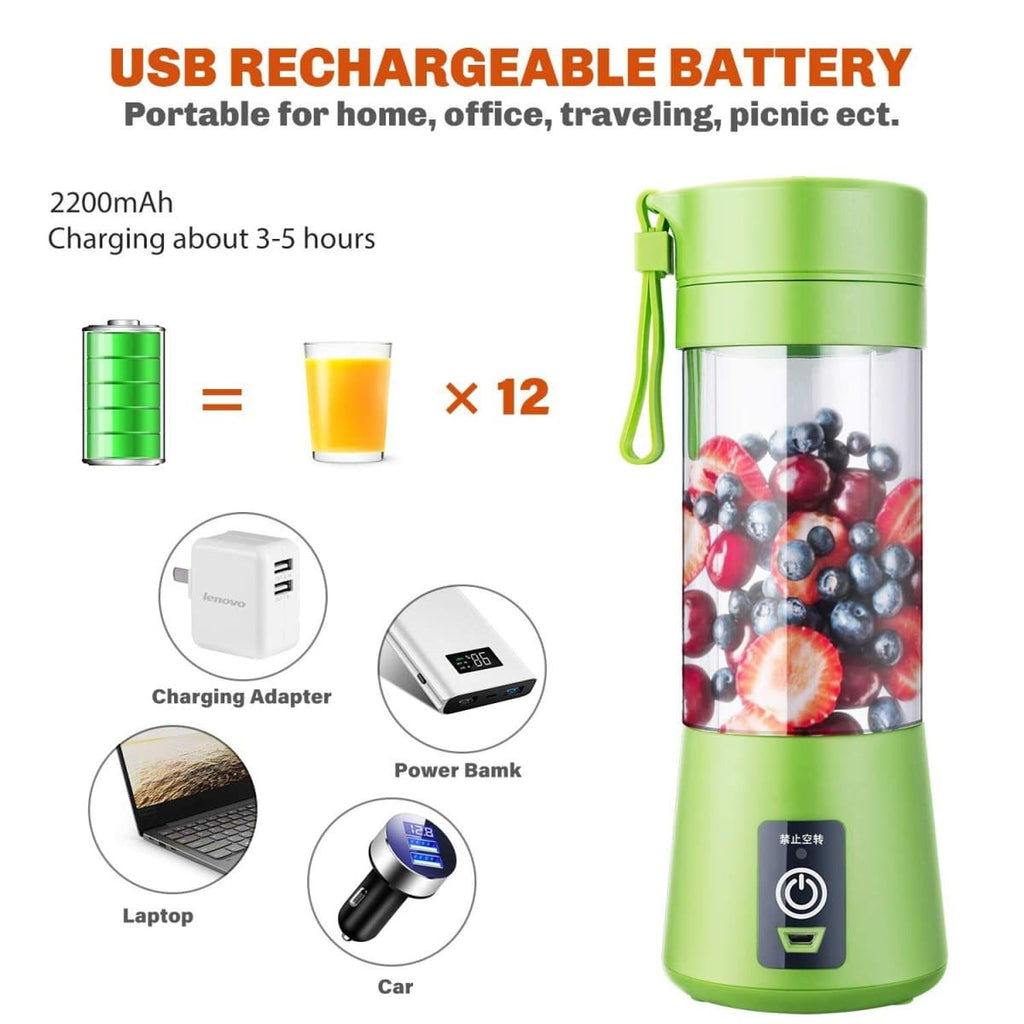 Portable Blender Personal Mixer Fruit Rechargeable with USB Mini Blender for Smoothie Fruit Juice Milk Shakes RedSky Medical