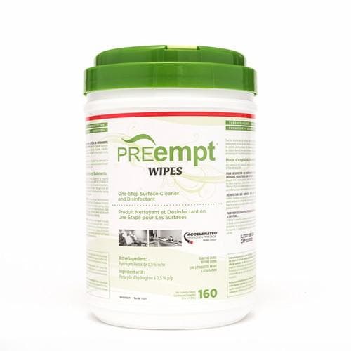 PREempt Wipes | One Step Surface Cleaner | 160 Count - RedSky Medical