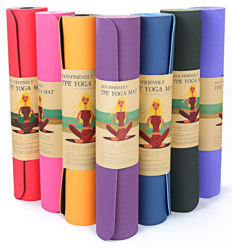 RedSky Ecofriendly Yoga Mat Bamboo Thick - RedSky Medical