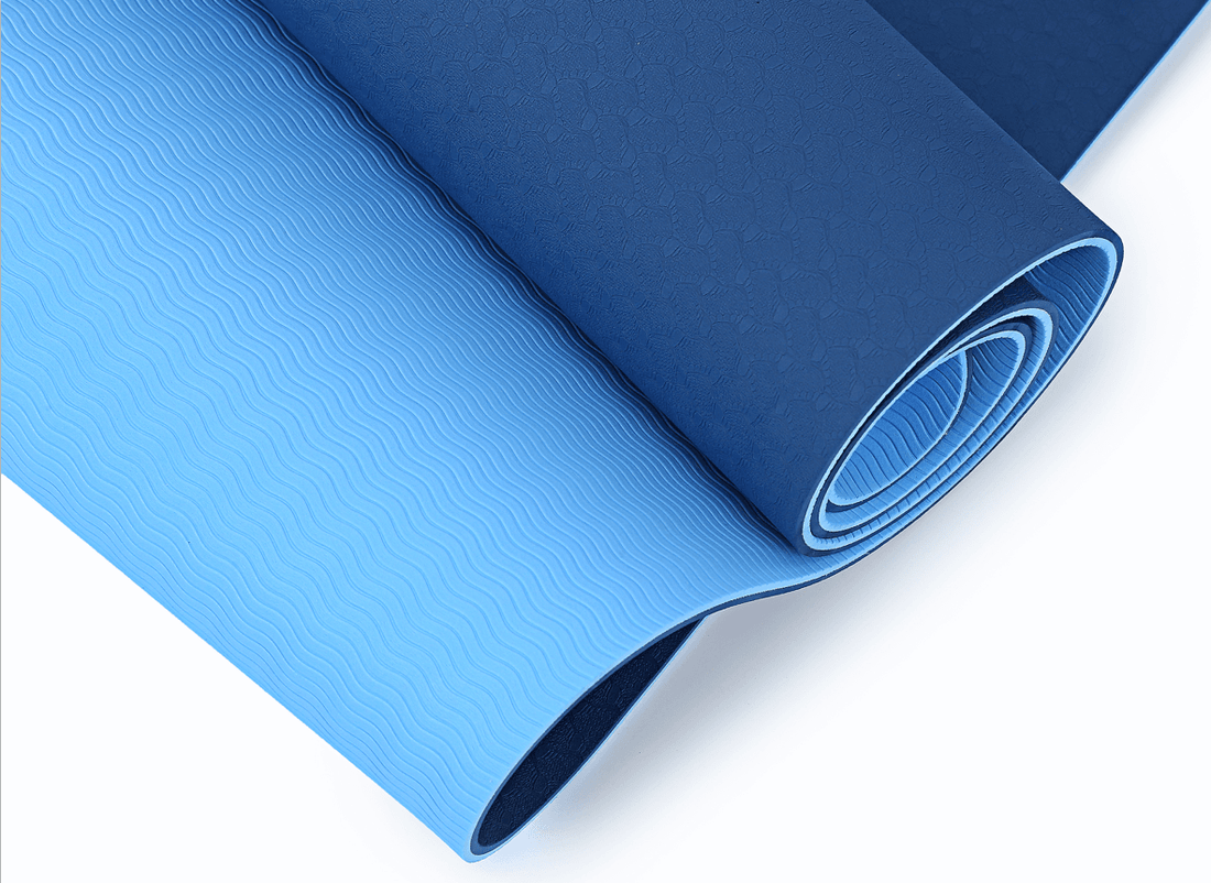 Red Sky Medical Redsky Ecofriendly Yoga Mat Bamboo Thick Blue Blue