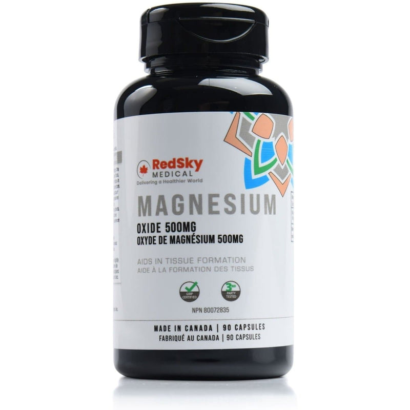 RedSky Magnesium (Oxide) | 500mg | 90 caps - RedSky Medical