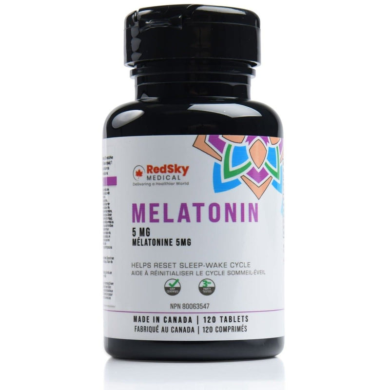 RedSky Melatonin | 5 mg | 120 tablets - RedSky Medical