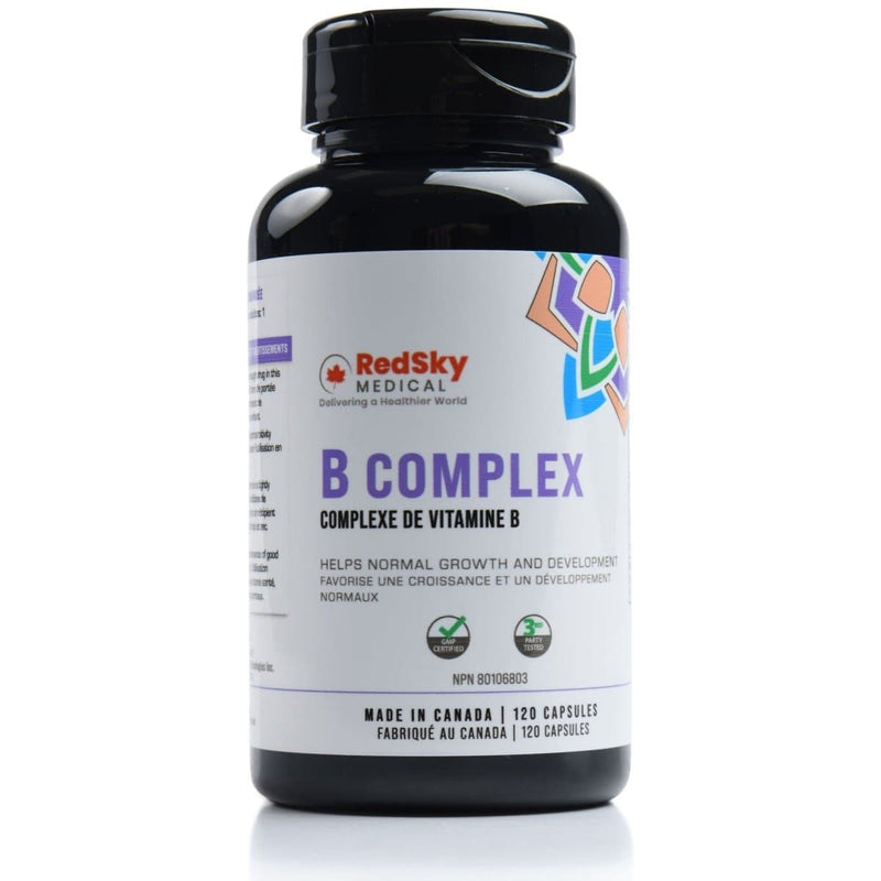 RedSky Vitamin B Complex | 120 capsules - RedSky Medical