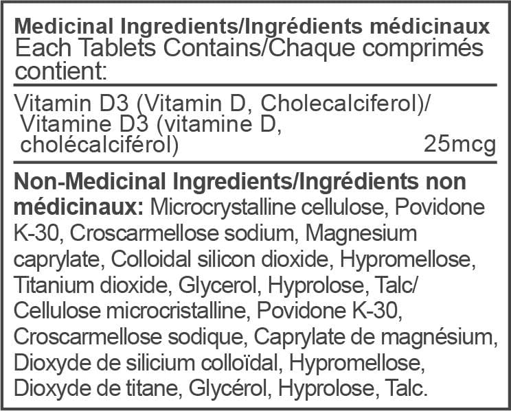 RedSky Vitamin D3 | 1000 IU | 100 tablets - RedSky Medical