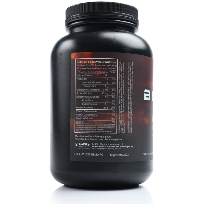 RedSky Whey Protein isolate 2 LB - RedSky Medical